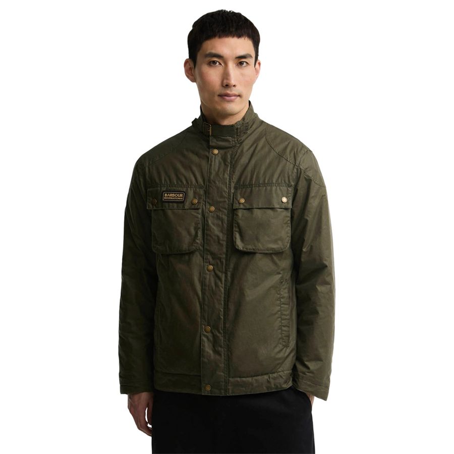 Winter Merton Waxed Jacket giacca cerata da uomo Barbour International | MWX2601OL54